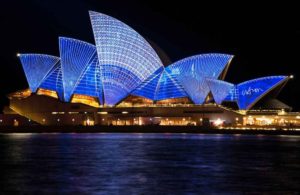 Live and Study in Sydney - The Opera House during Vivid Sydney